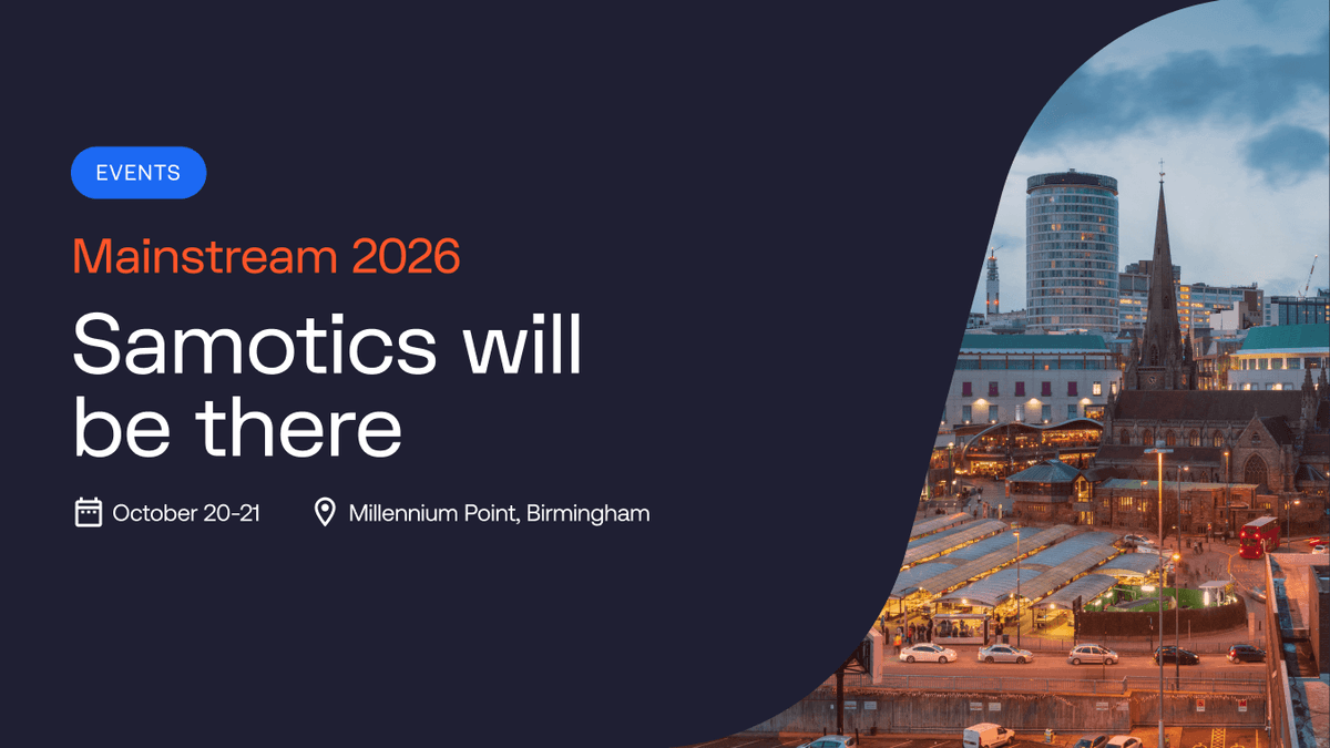 Meet Samotics at Mainstream 2026
