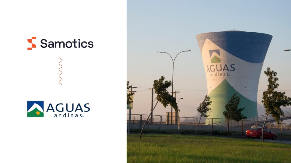 Samotics partners with Chile's largest water utility Aguas Andinas